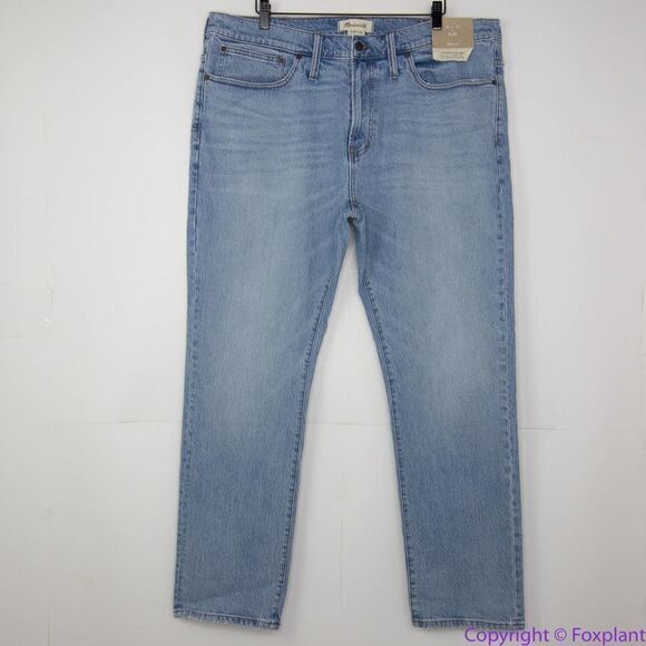 NEW Madewell men's Slim Jeans in Becklow Wash, 40*32 - Picture 3 of 16